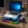 Podstawka Wozinsky WDCX-A26 NitroCool RGB chłodząca gamingowa pod laptop - czarna